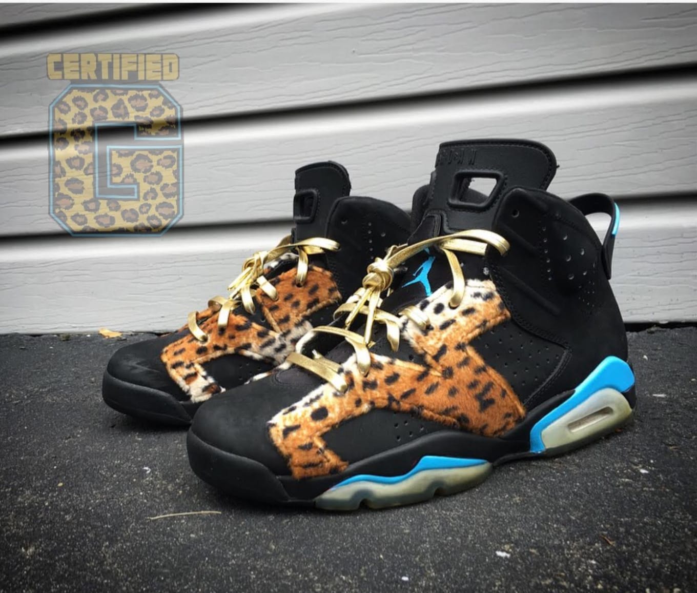 cheetah air jordans