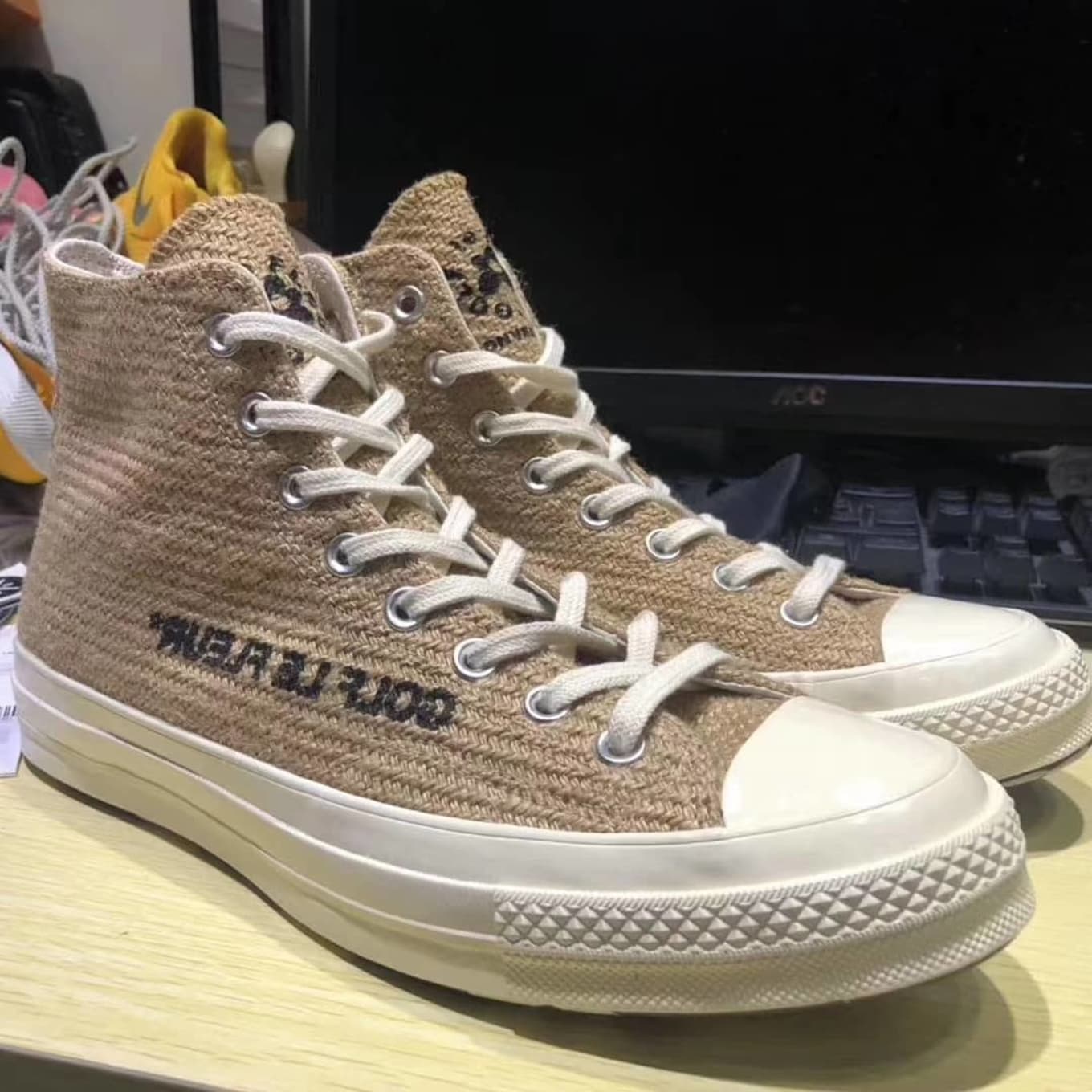 converse golf le fleur brown