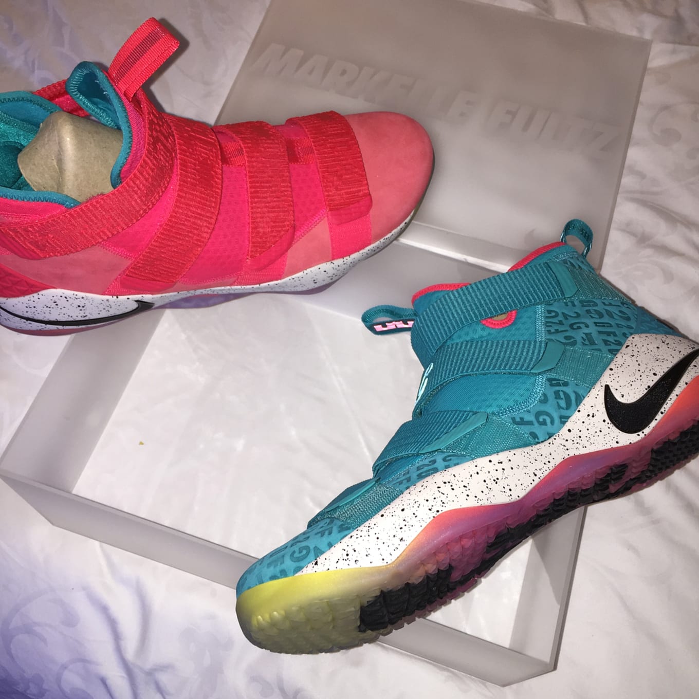 Markelle Fultz Nike Lebron Soldier 11 F2g Pe Sole Collector