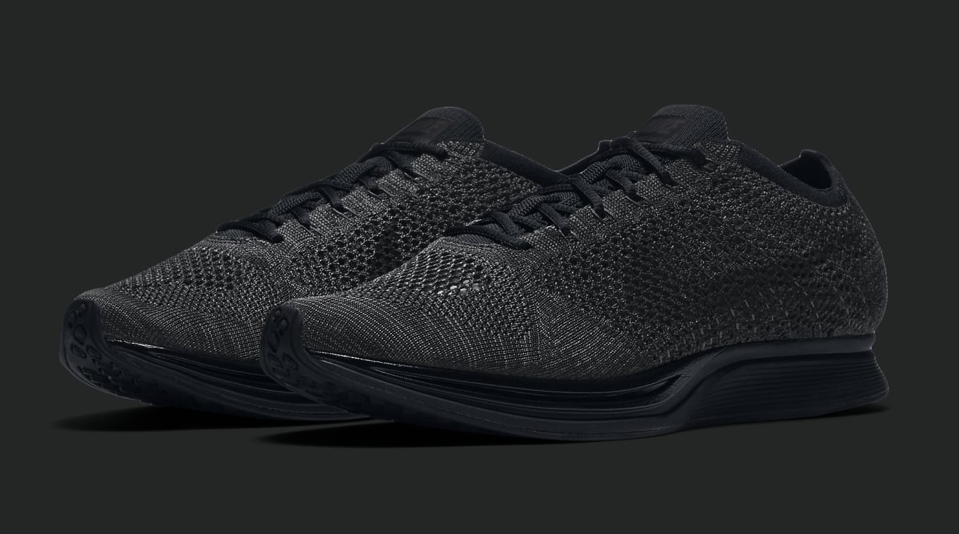 nike flyknit racer triple black for sale