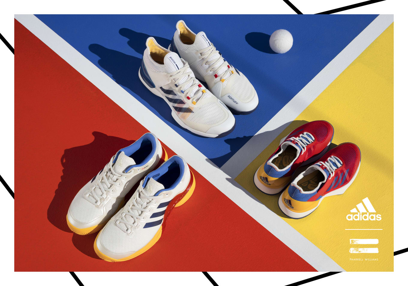 adidas pharrell tennis shoes