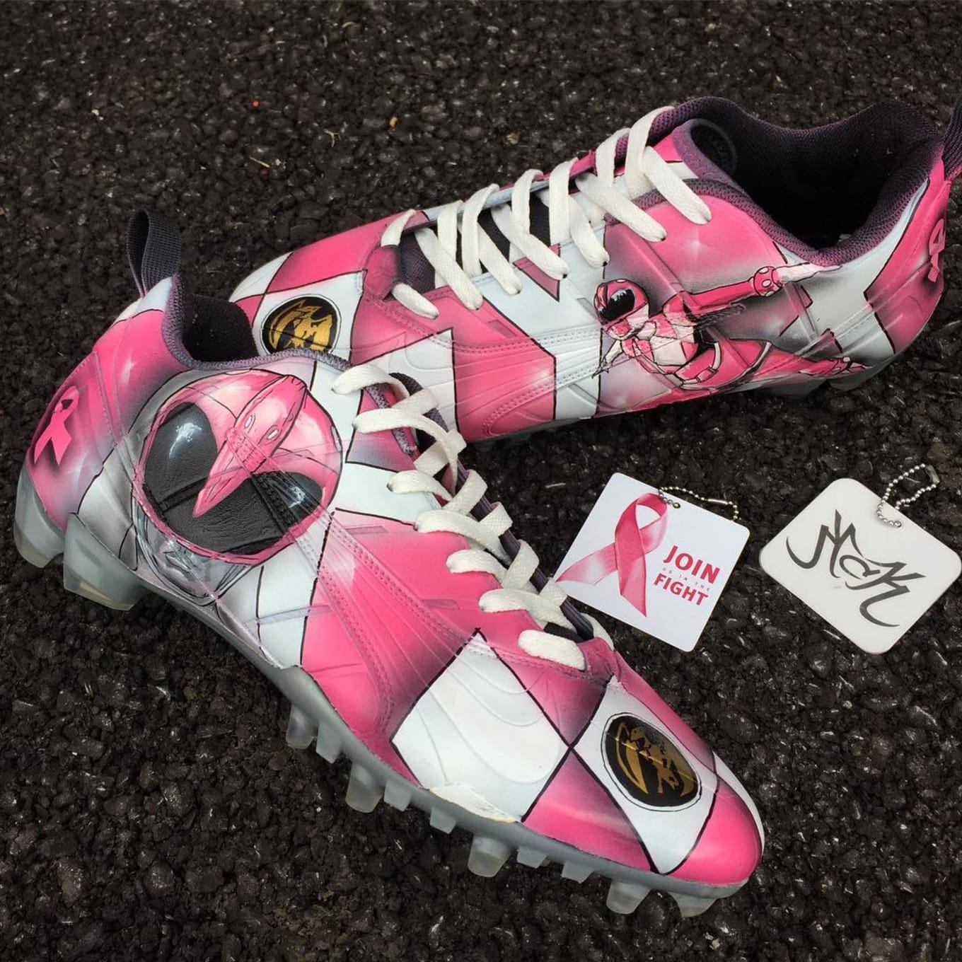Breast cancer cleats clearance