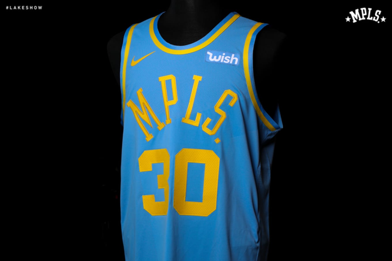 nike blue lakers jersey