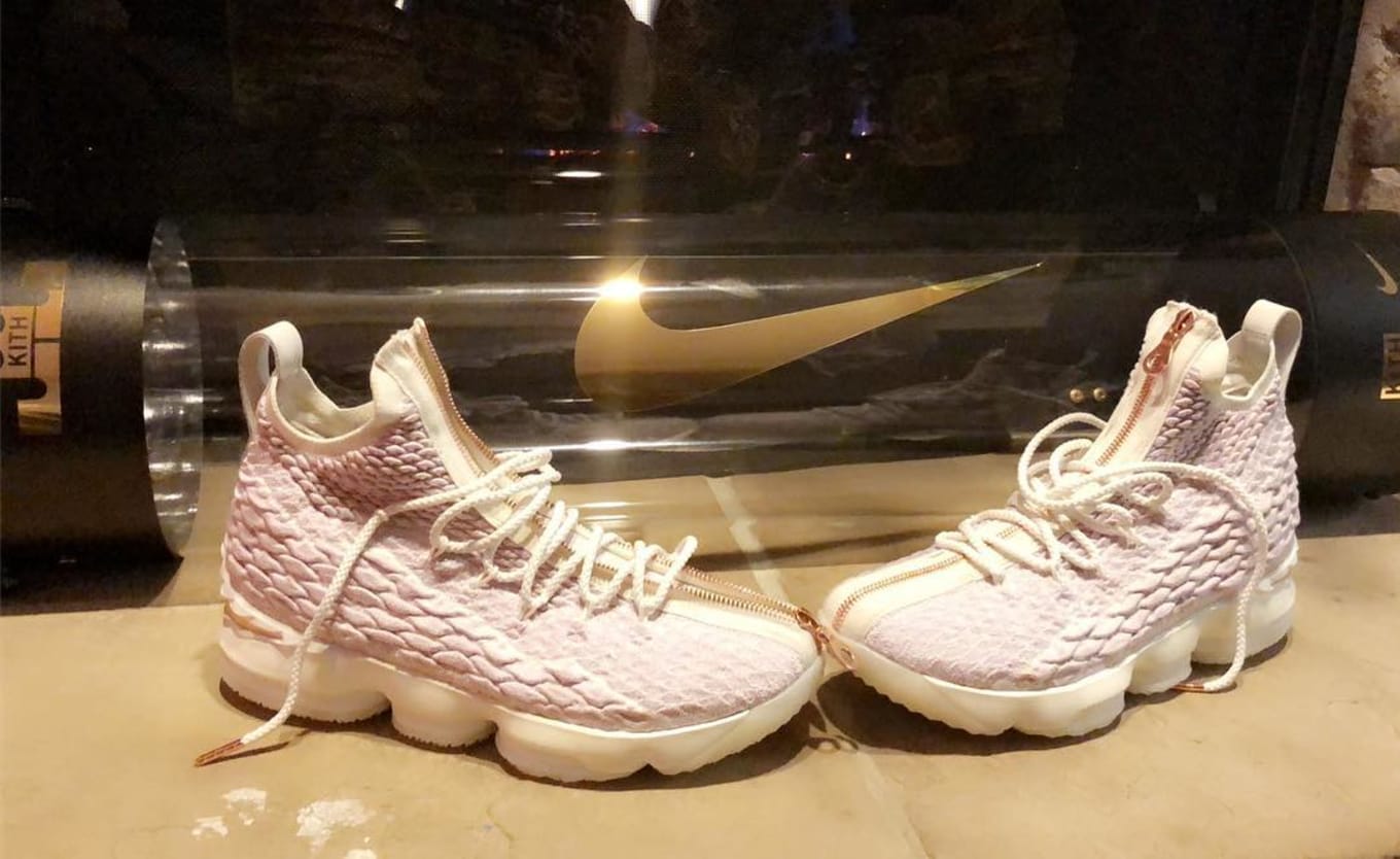 Kith x Nike LeBron 15 Zip Rose | Sole Collector