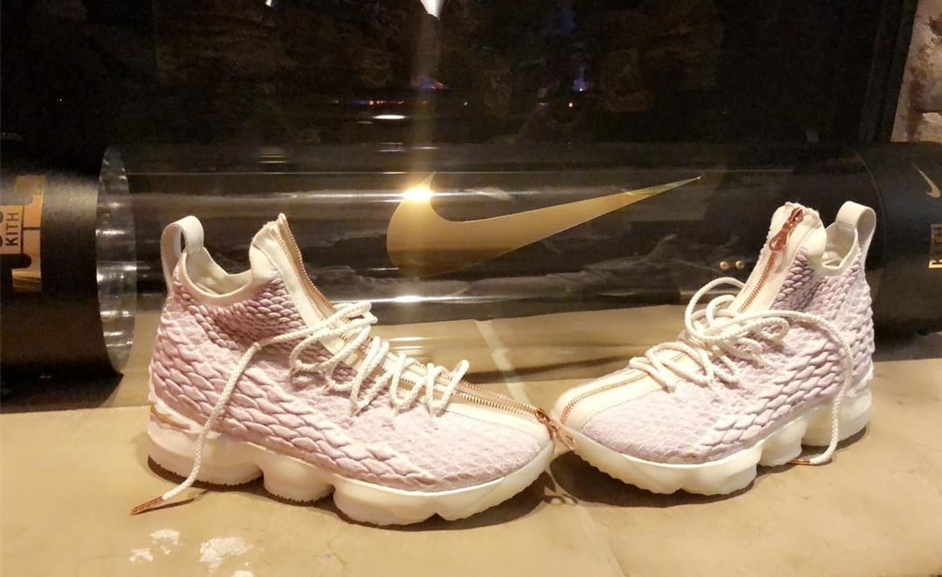 lebron 15 rose pink