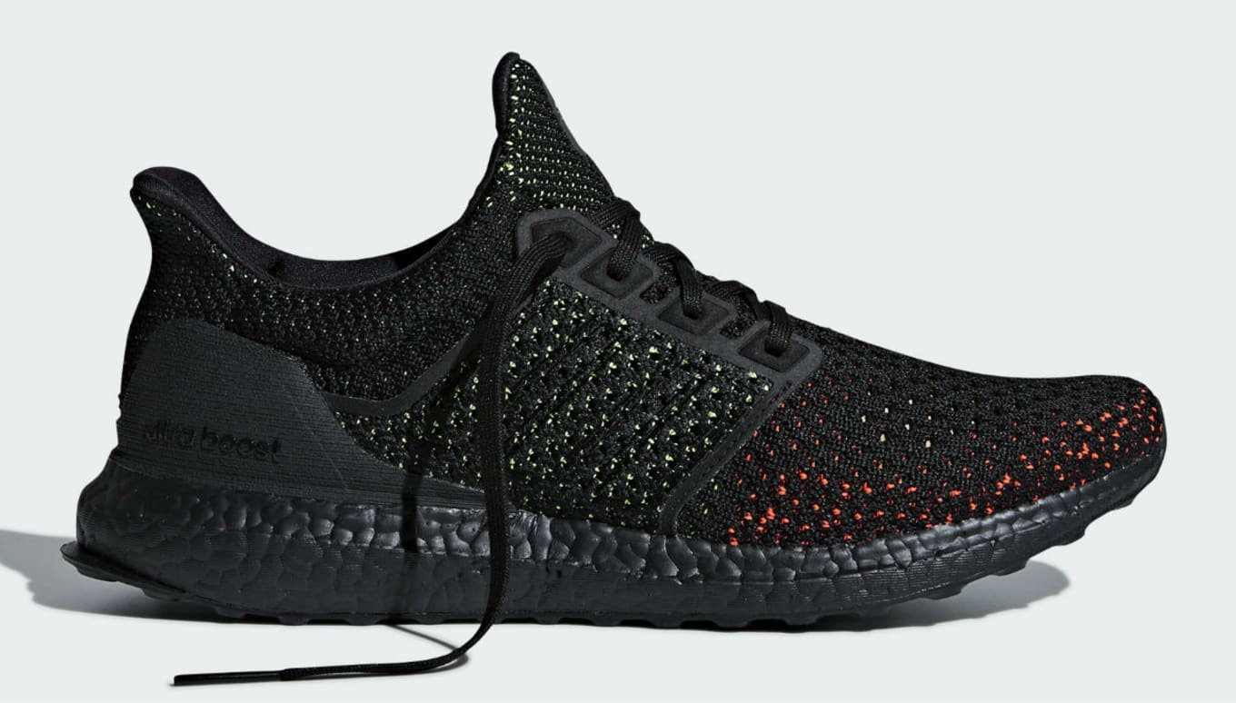 ultra boost clima black solar red