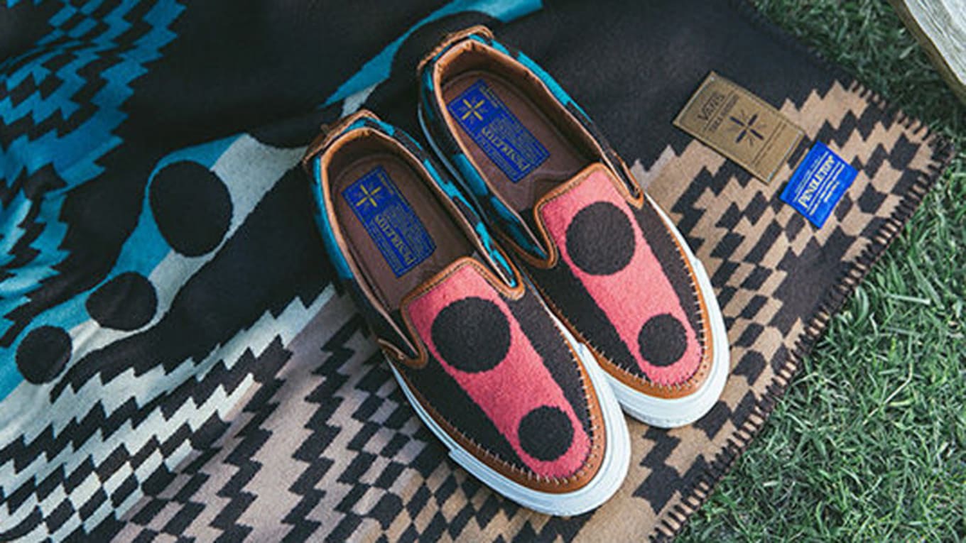 vans pendleton slip on