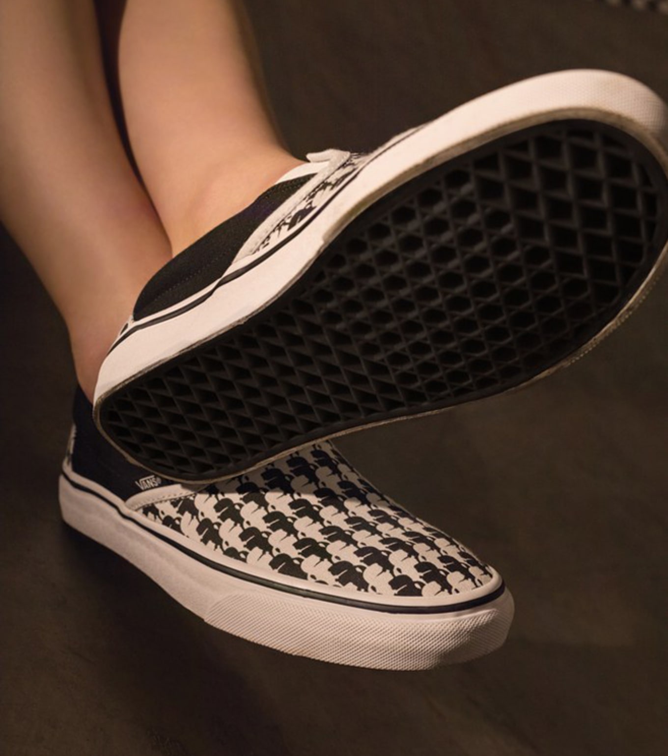 vans x karl lagerfeld slip on