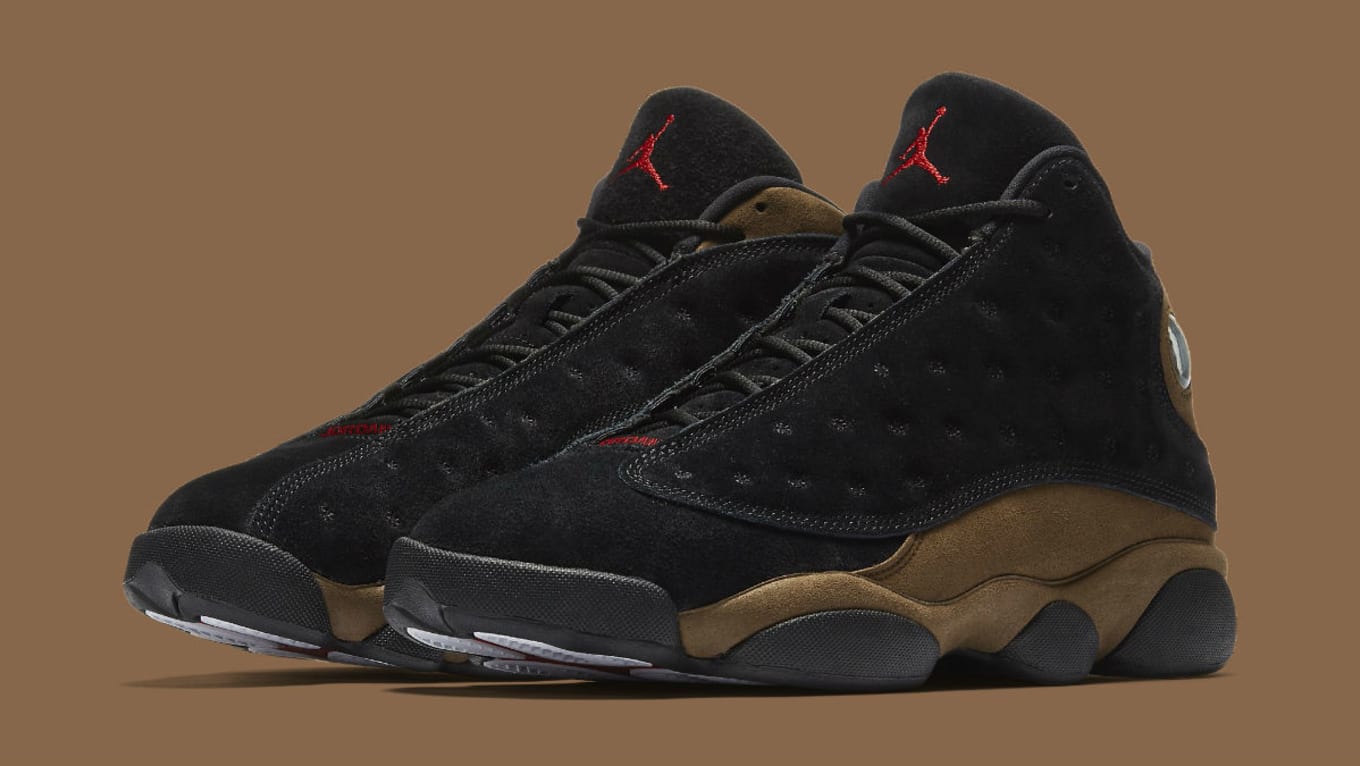 jordan 13 black and green