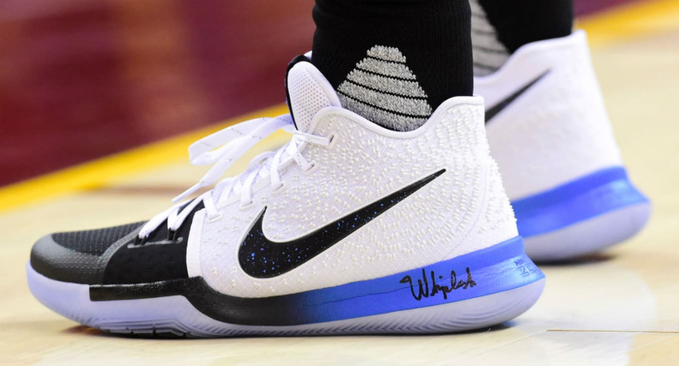 Kyrie Irving Kyrie 3 White/Black-Blue PE | Sole Collector