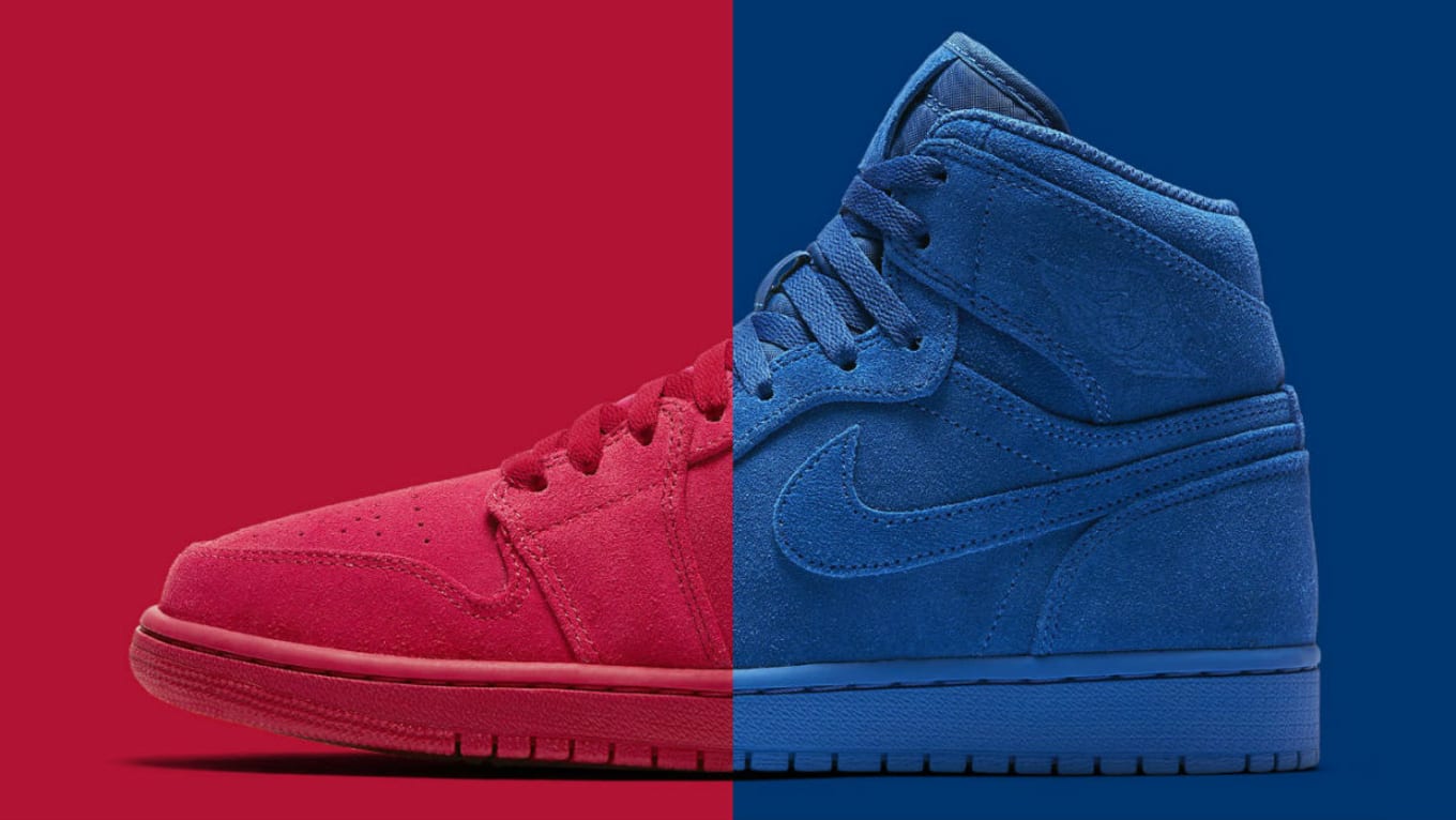 Suede blue jordan 1 hot sale