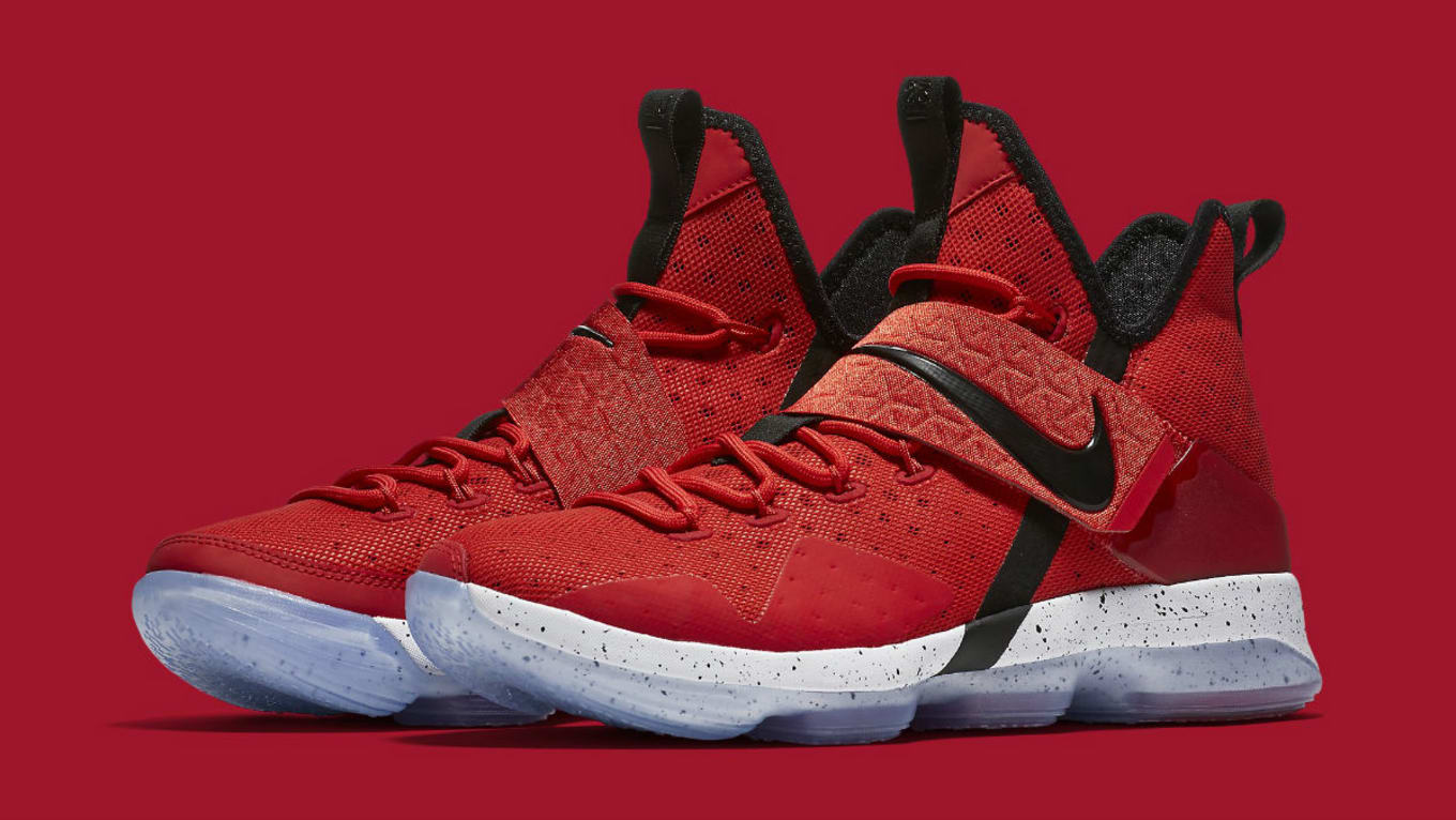 lebron 14 red and white