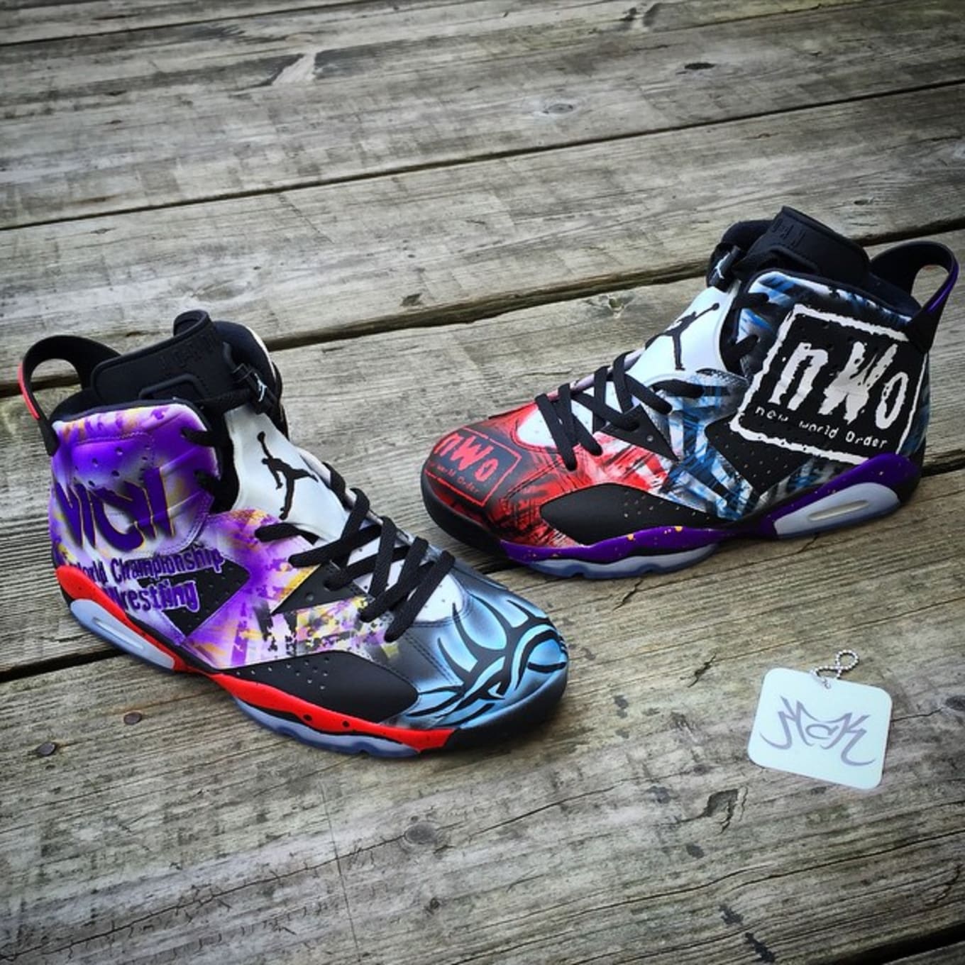 wwe custom shoes