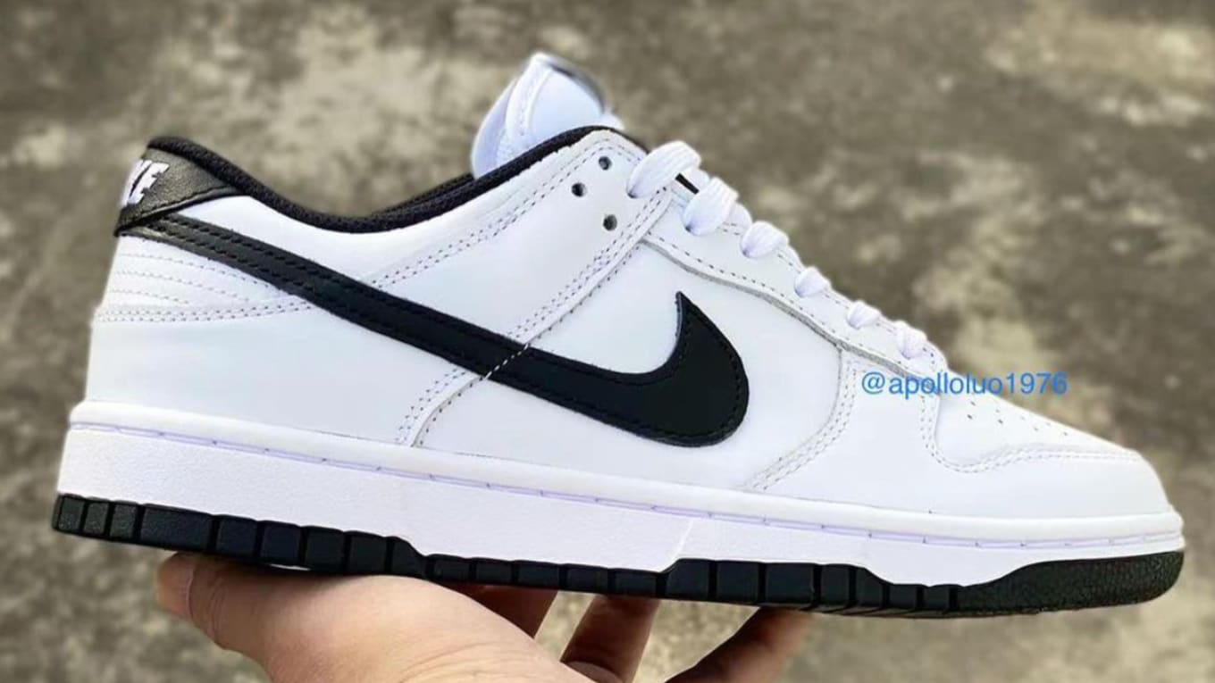 Nike dunks low white black