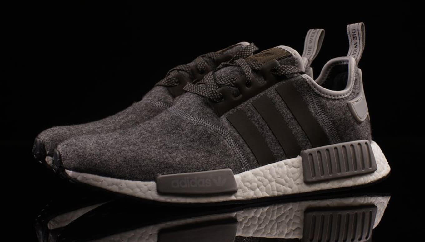 Wool Adidas Nmd Grey White Sole Collector