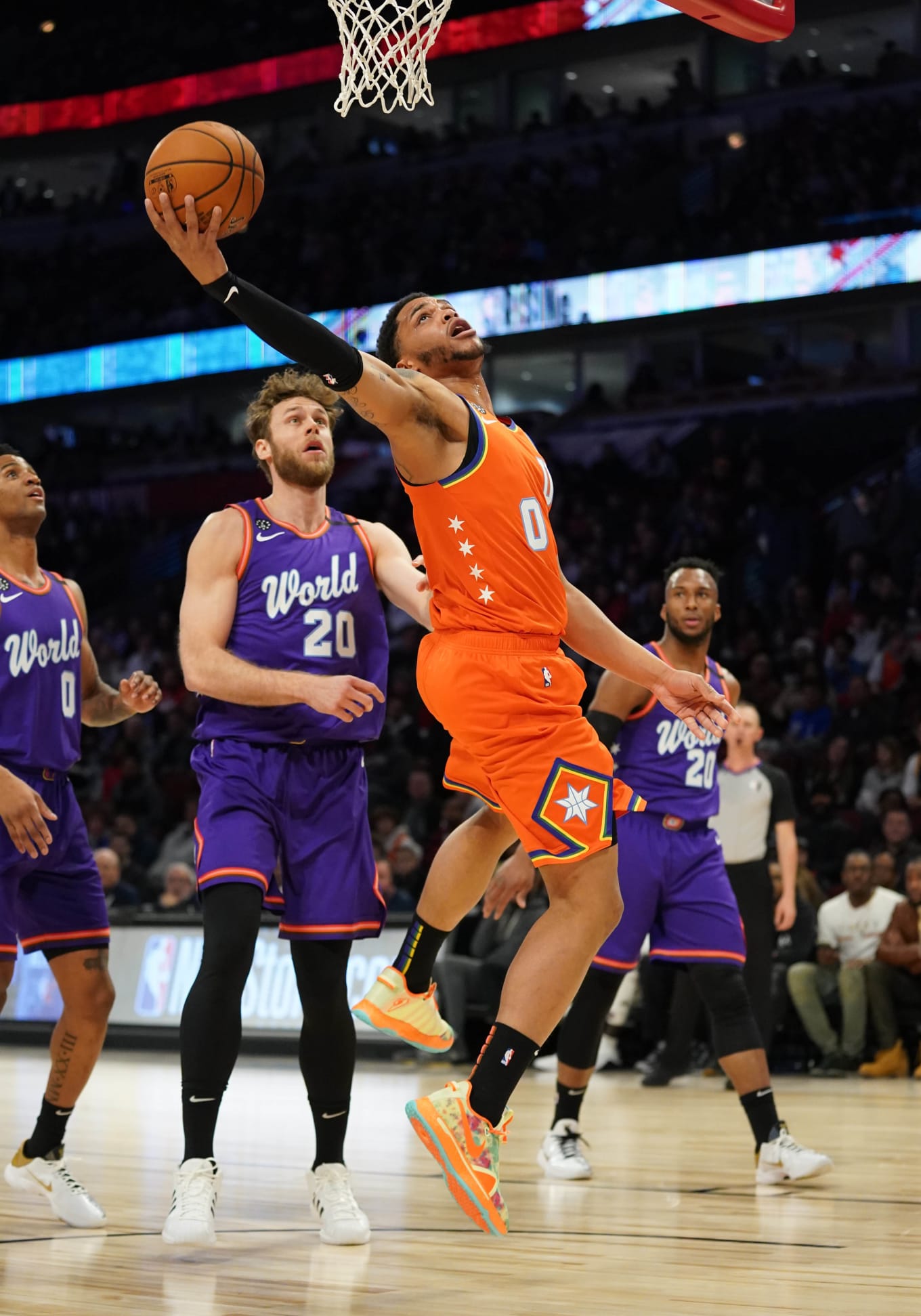 paul george wearing pg4