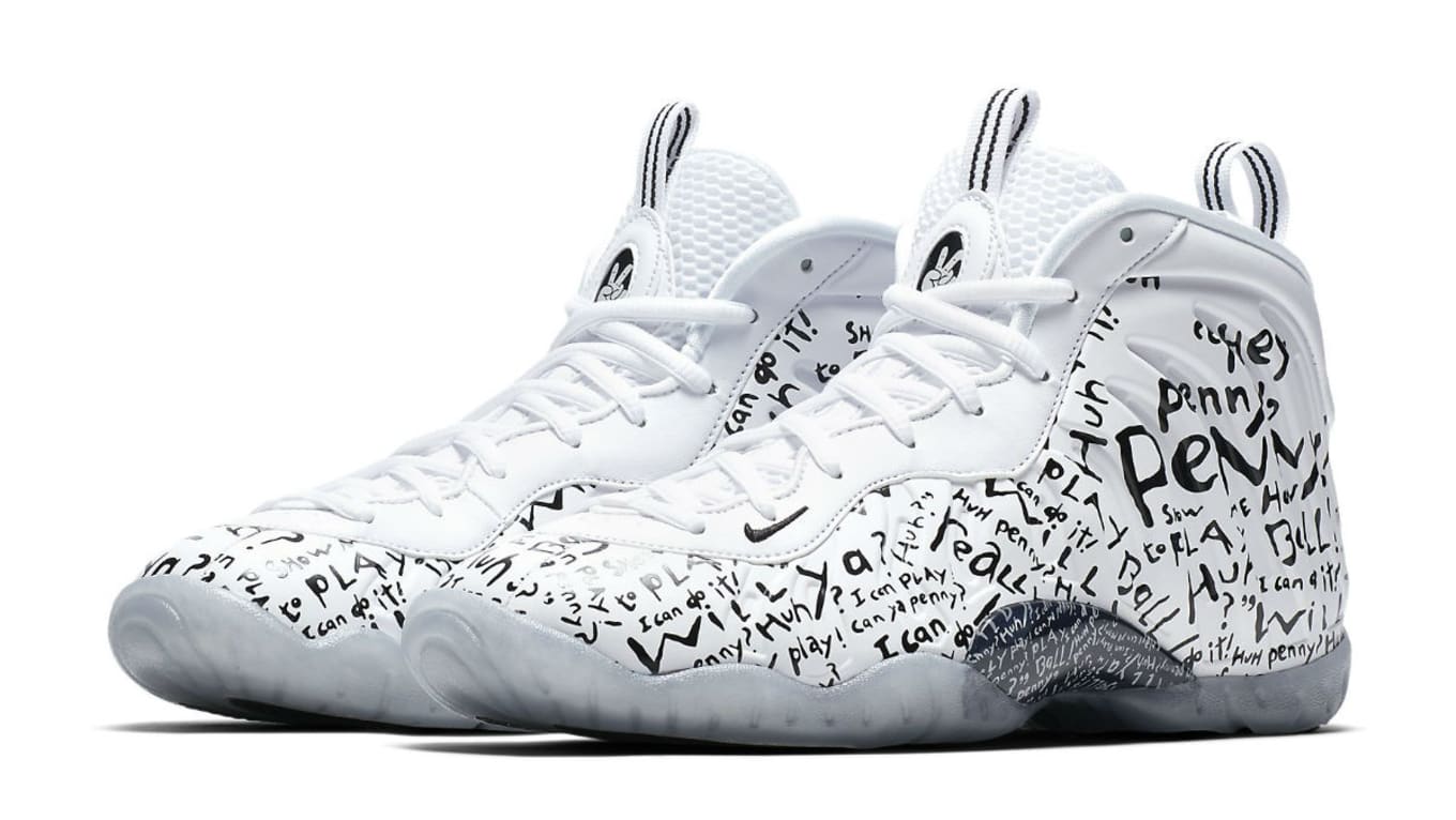 white foamposites kids