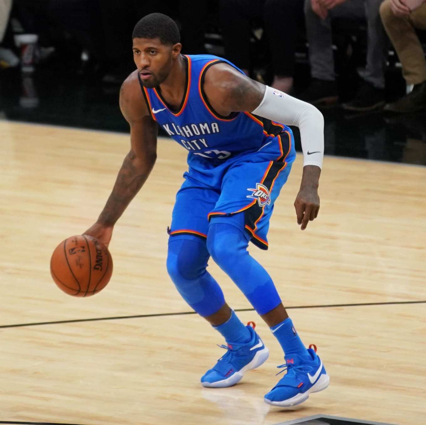 paul george shoes blue