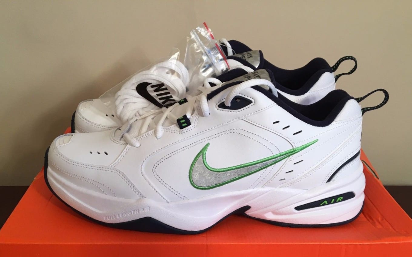 Pete Carroll Nike Air Monarch Dad Shoes 