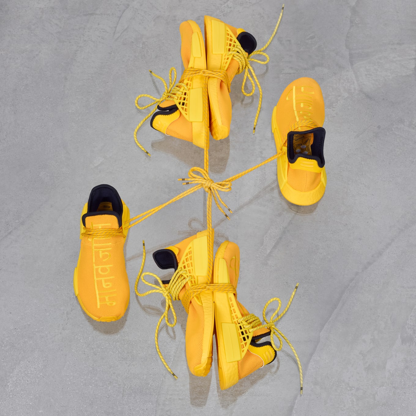pharrell williams shoes yellow