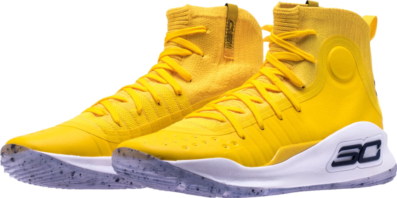 curry 4 yellow and blue