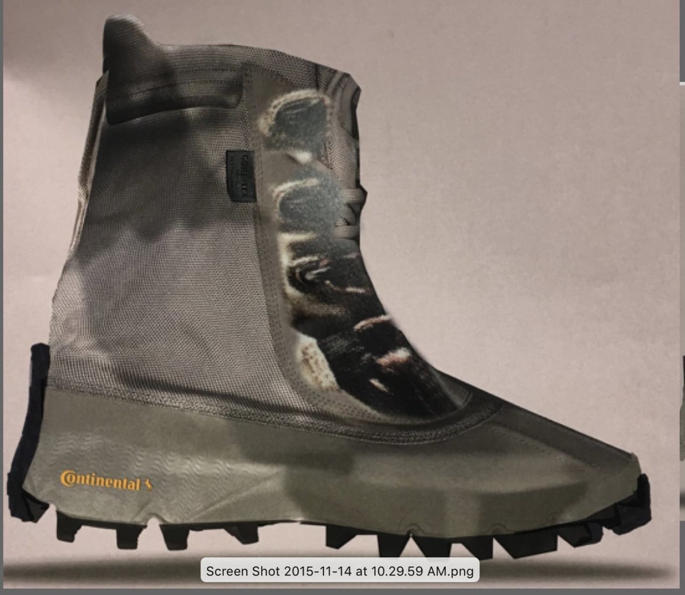 yeezy construction boots