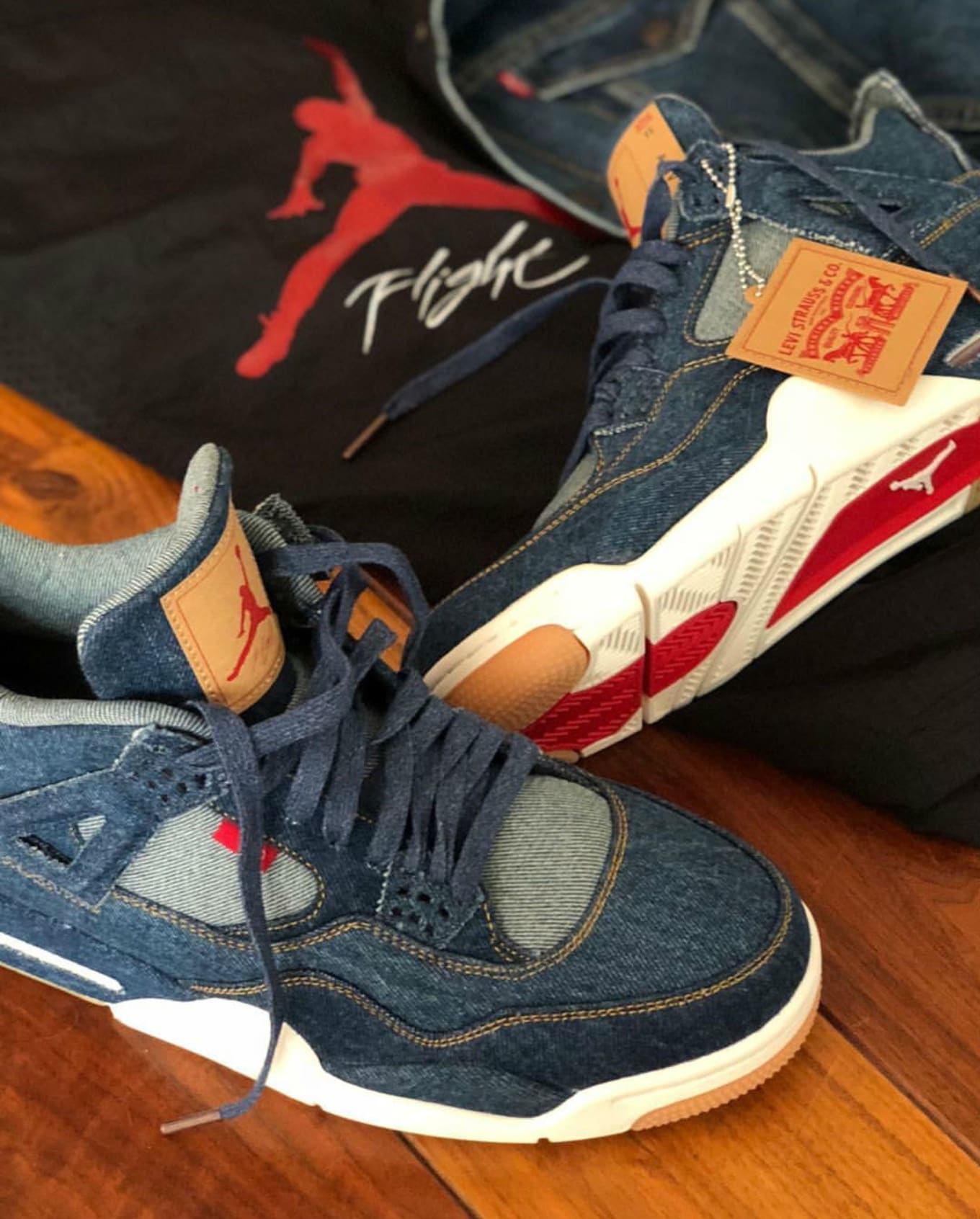 levi's x air jordan 4 retro