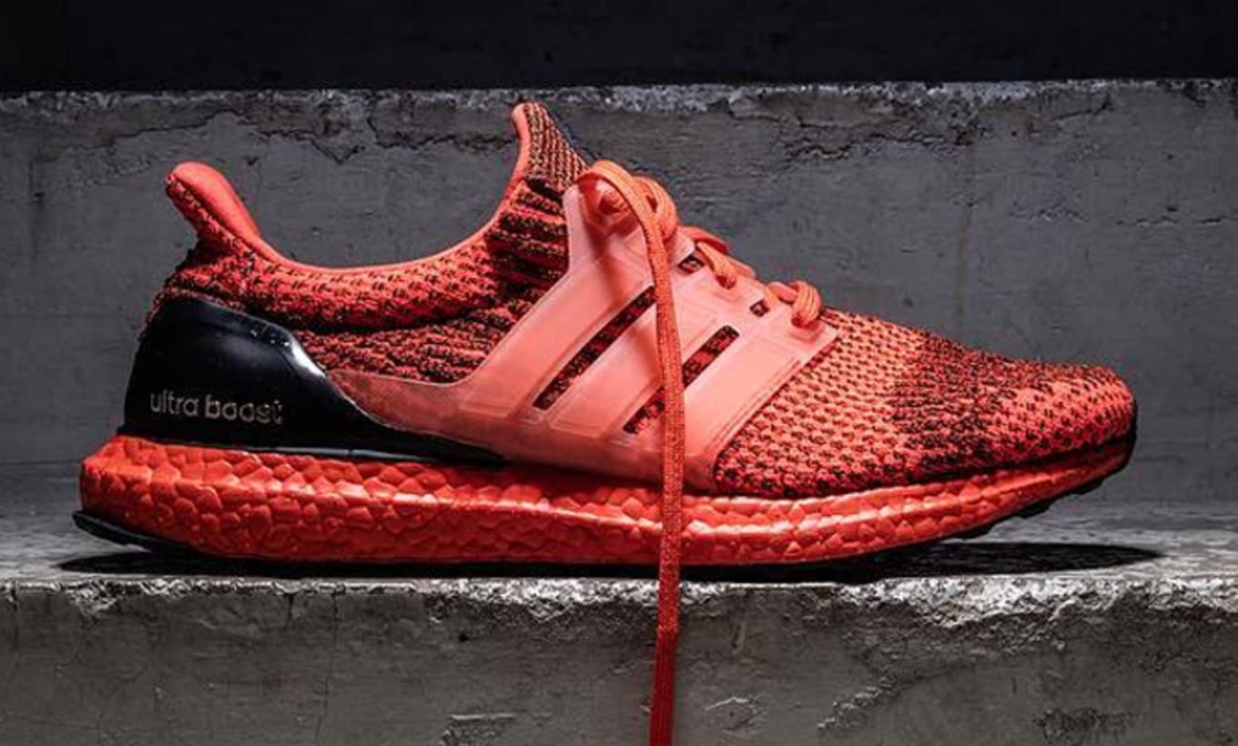 all red adidas ultra boost