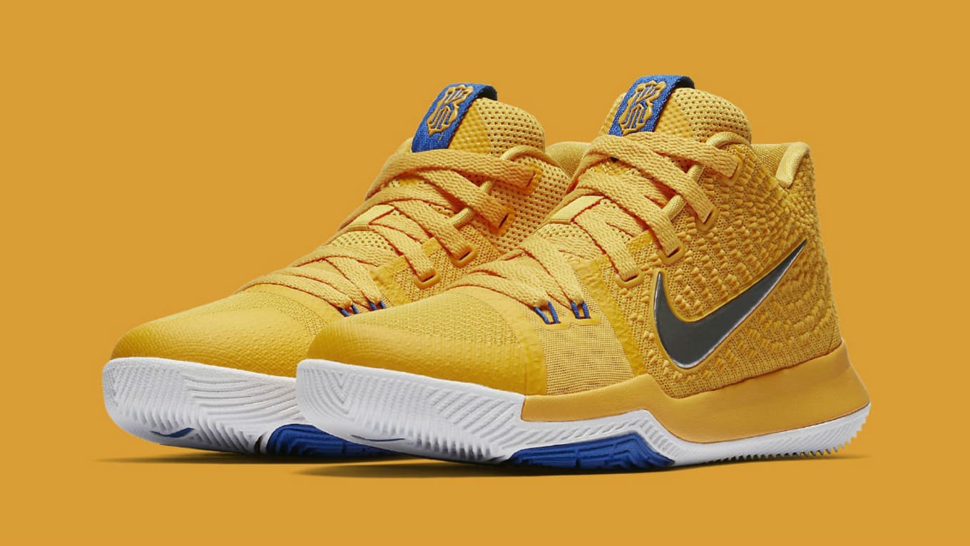 Nike kyrie 3 kids gold best sale