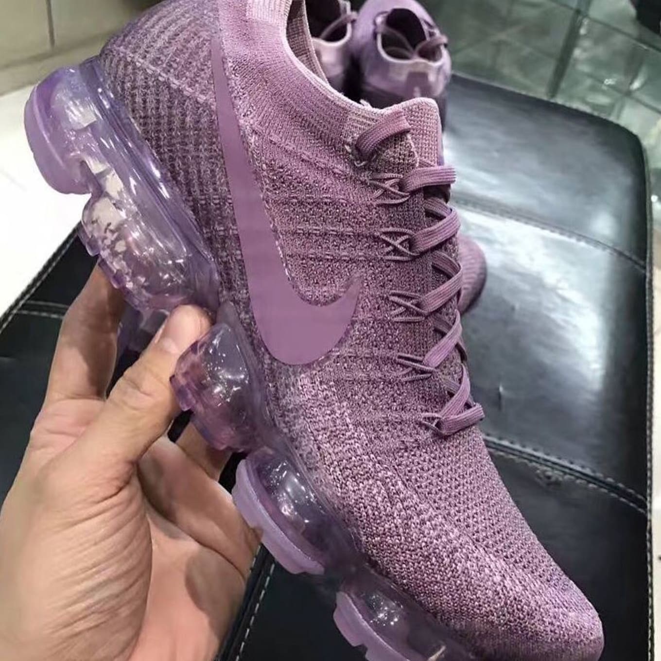 plum colored nike shoes