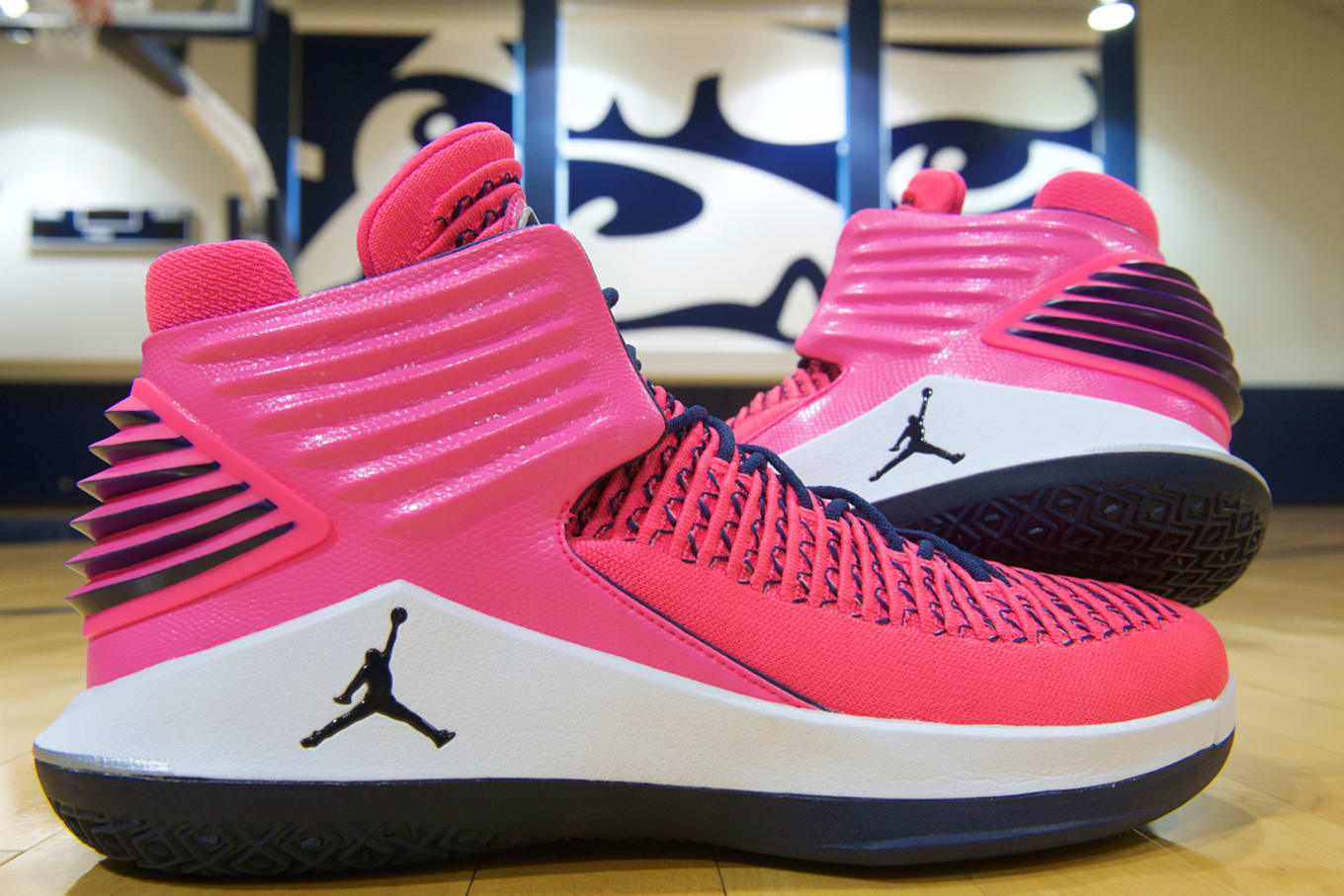 Air Jordan 32 Pink Georgetown Men 