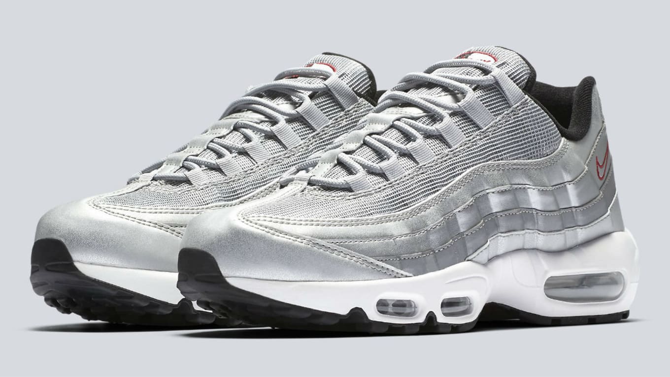 nike 95 silver