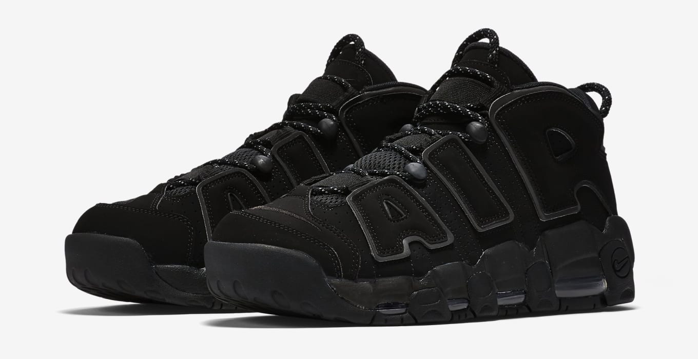Nike Air More Uptempo Black Reflective