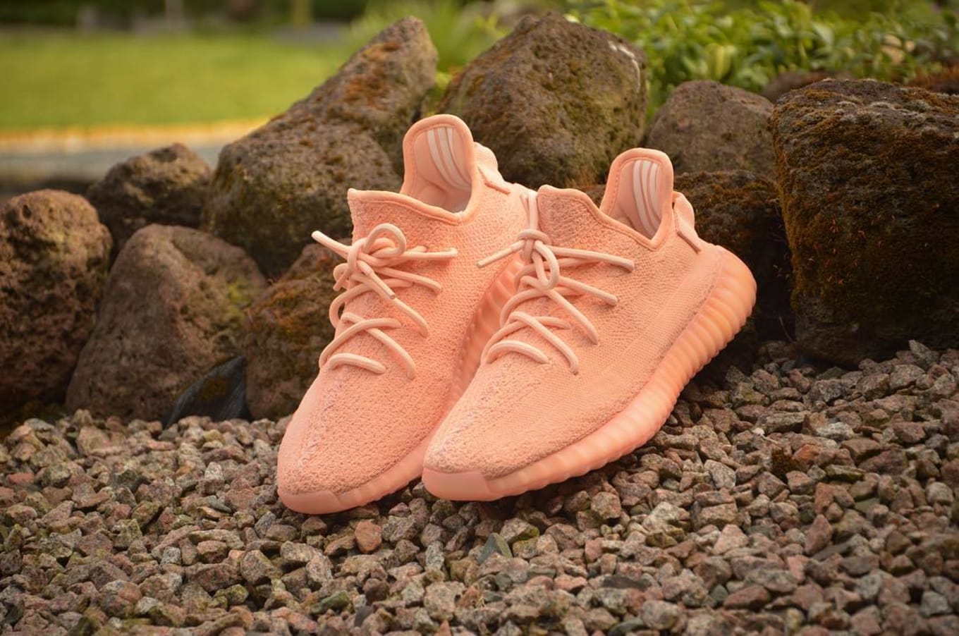 yeezy peach color