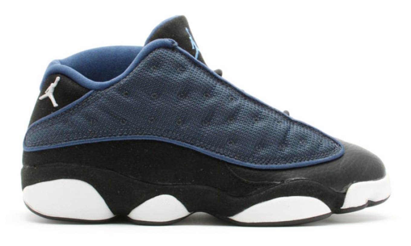 blue gray and white jordans 13