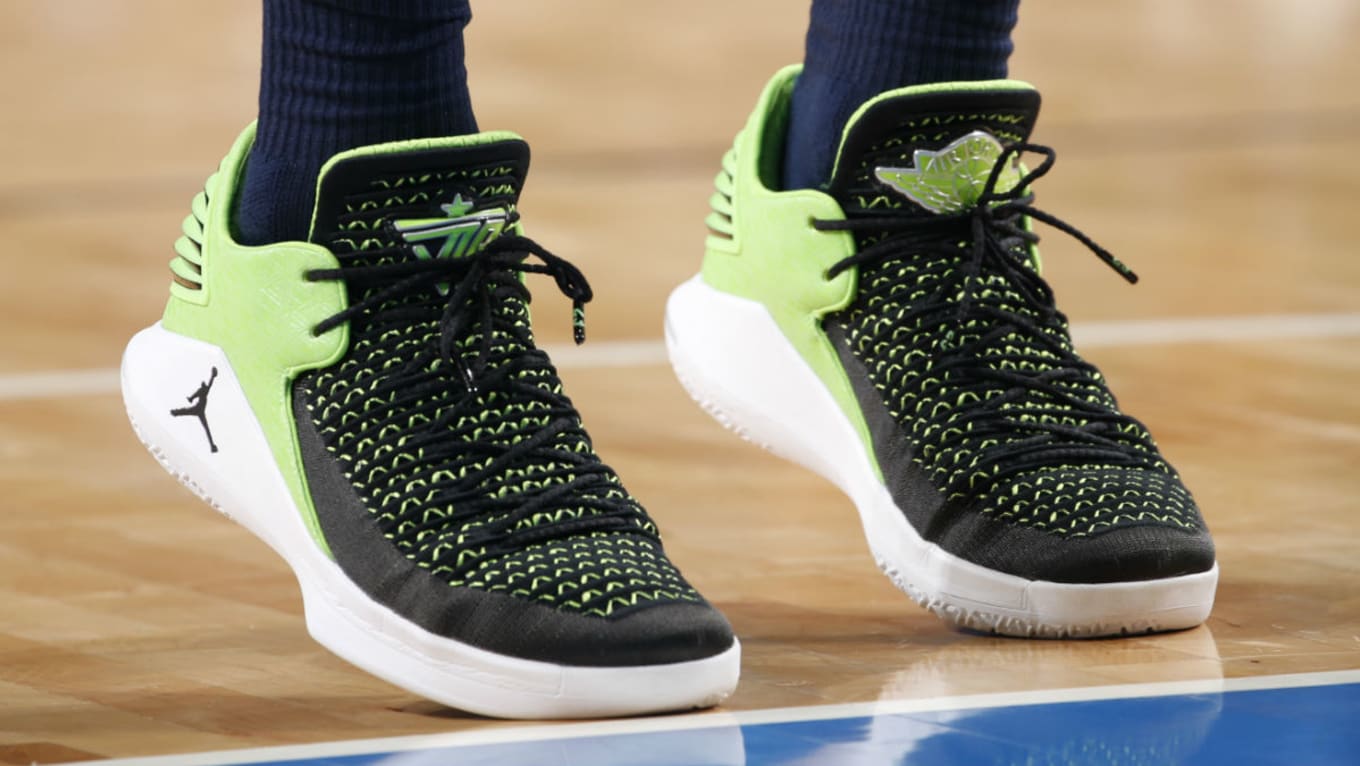 Jimmy Butler Air Jordan 32 Low Black Green Pe Sole Collector