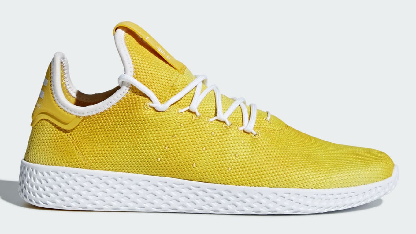bright yellow adidas shoes