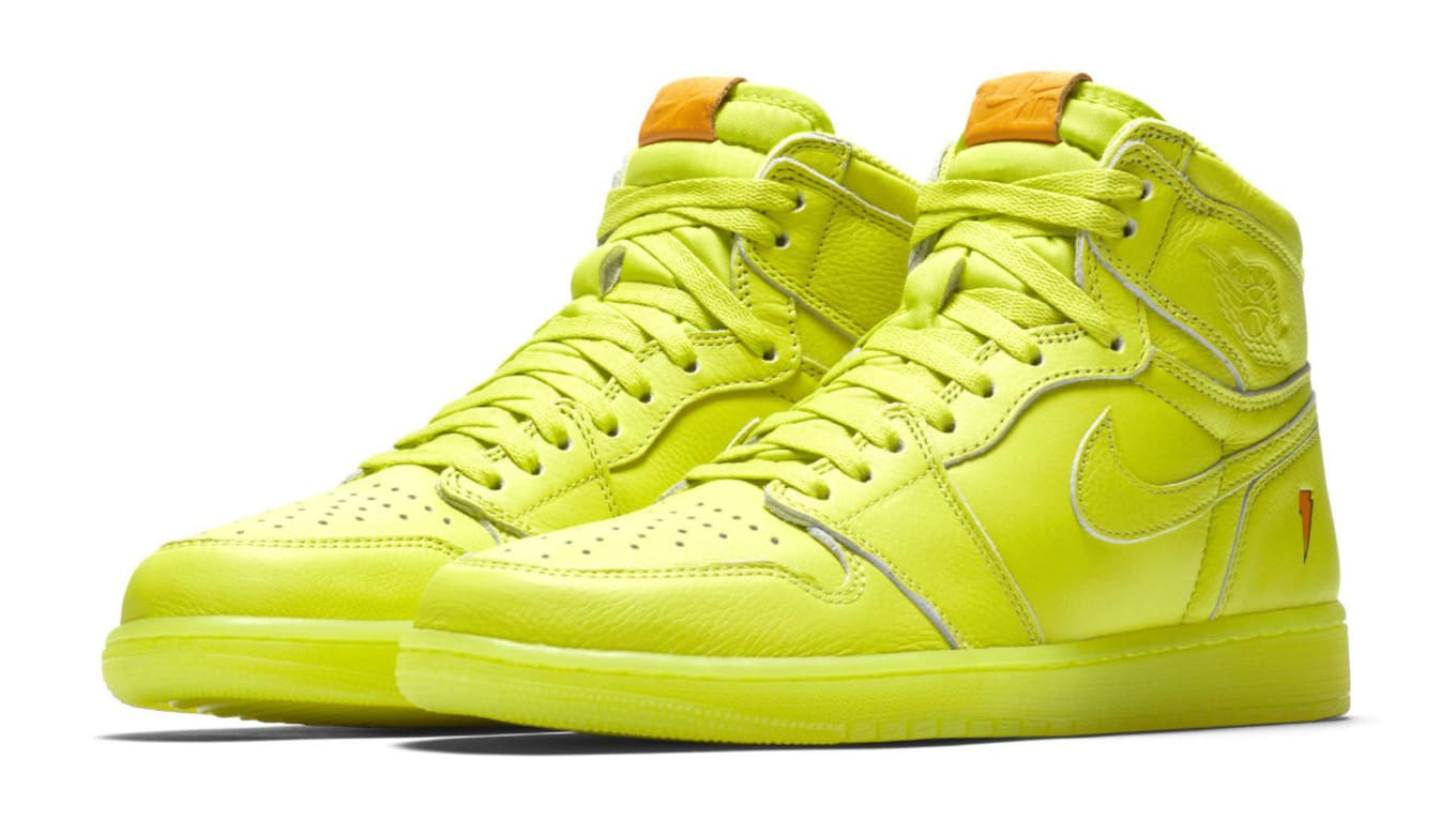 lime jordans