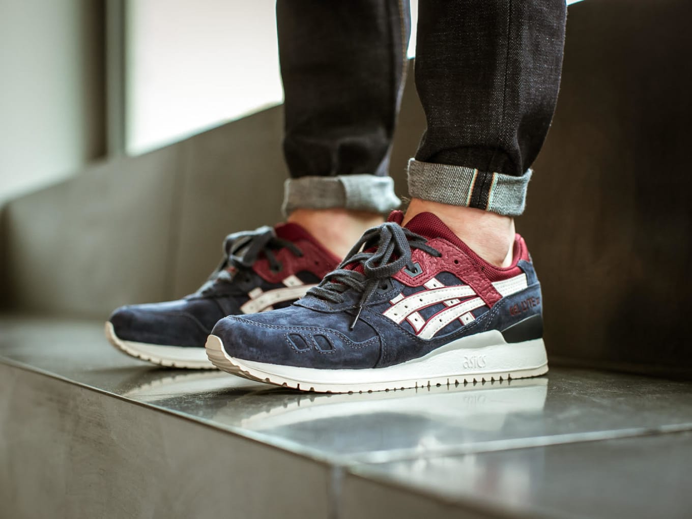 asics gel lyte bordeaux