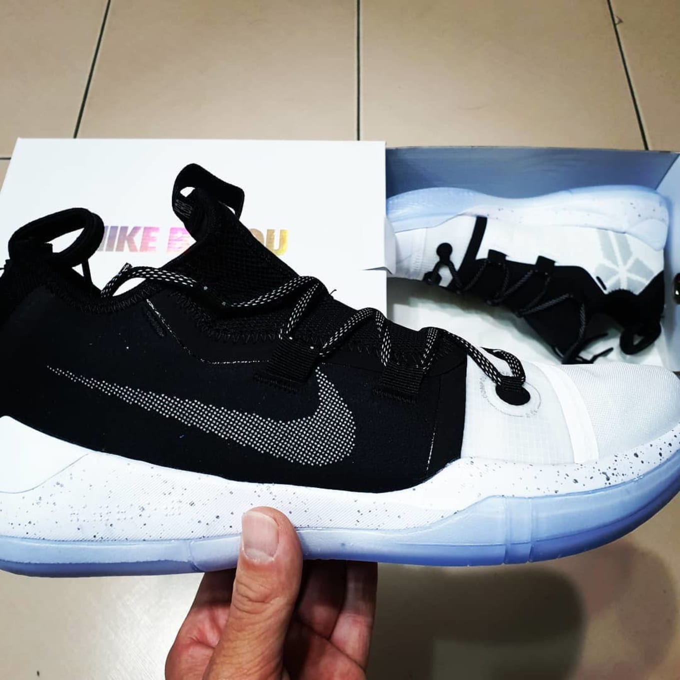 kobe ad exodus black and white