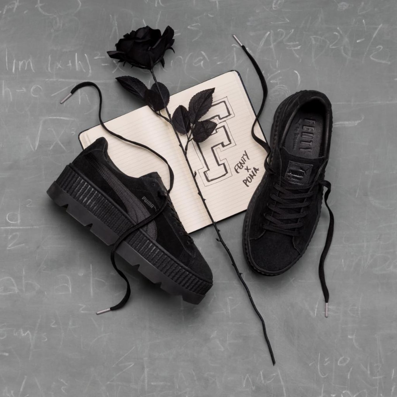 puma fenty by rihanna cleated creeper suede