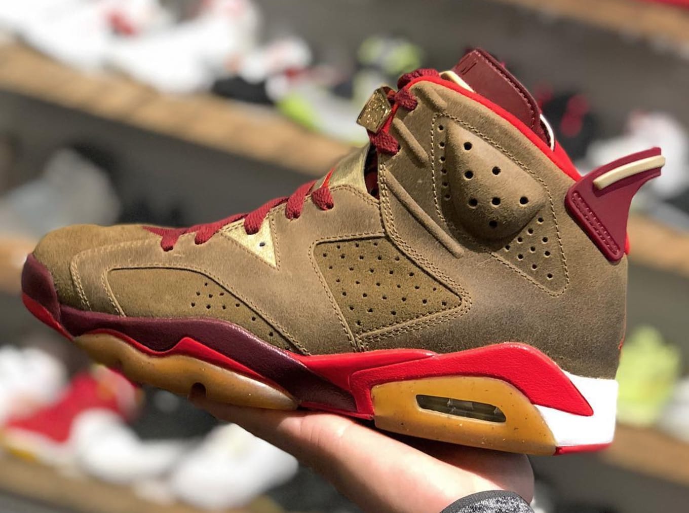 air jordan 6 marrone