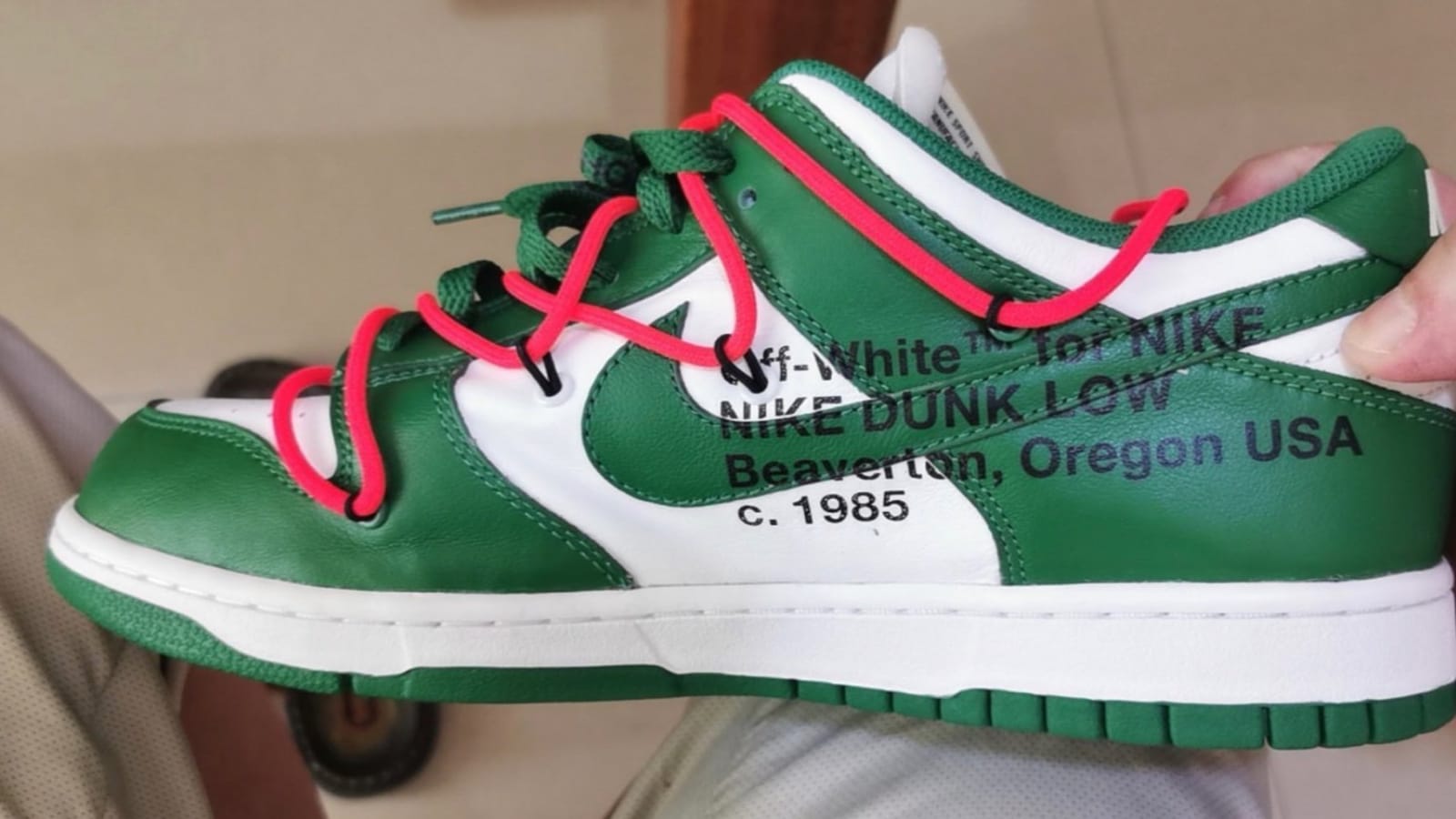 off white dunk shoelaces