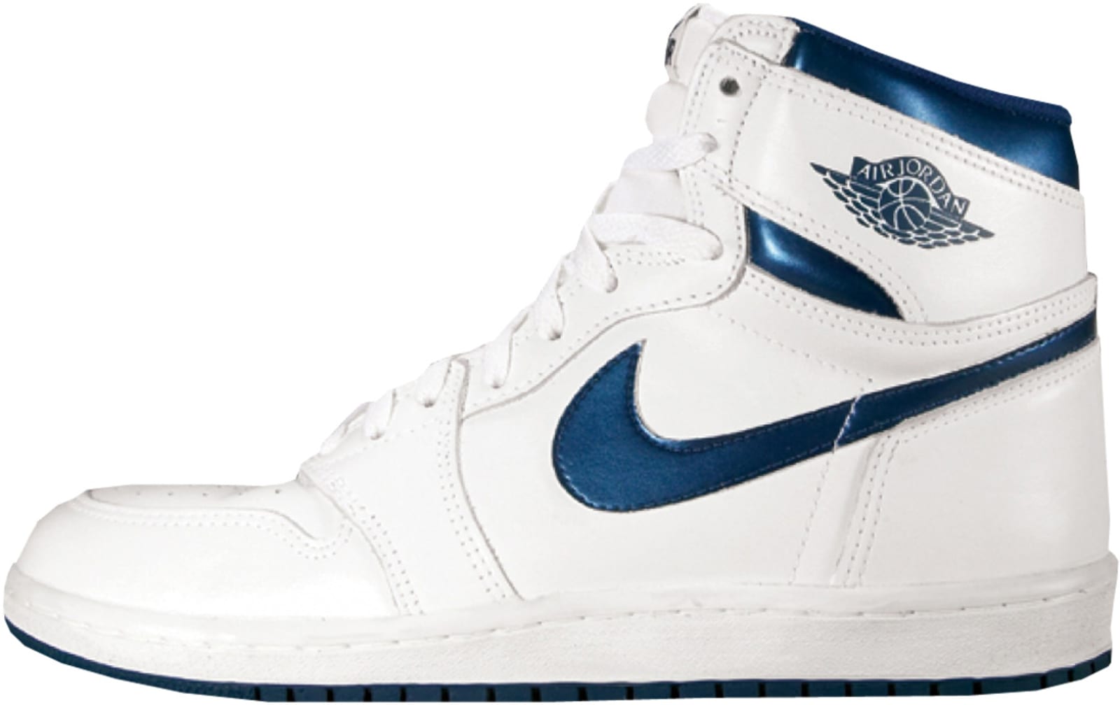 Air Jordan 1 High White Metallic Blue