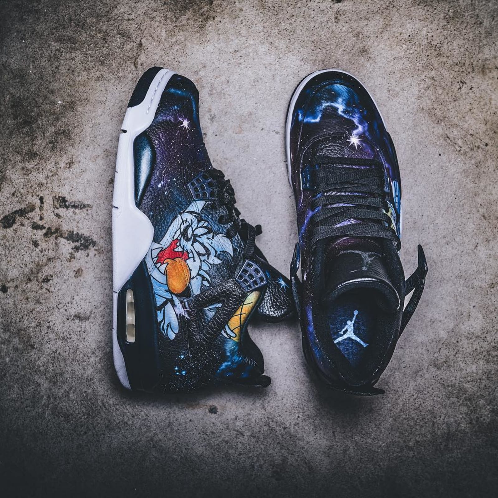 custom space jam jordans