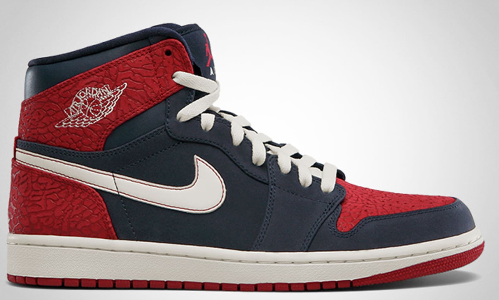 Air Jordan 1 Retro High Obsidian Gym Red Sail
