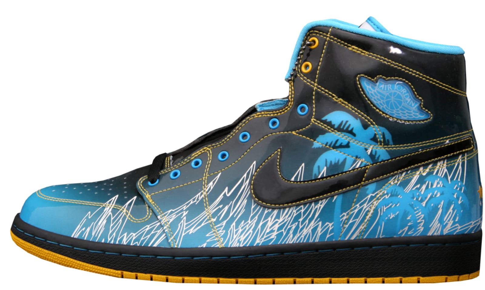 Air Jordan 1 High Retro DB Black Vivid Blue Varsity Maize White