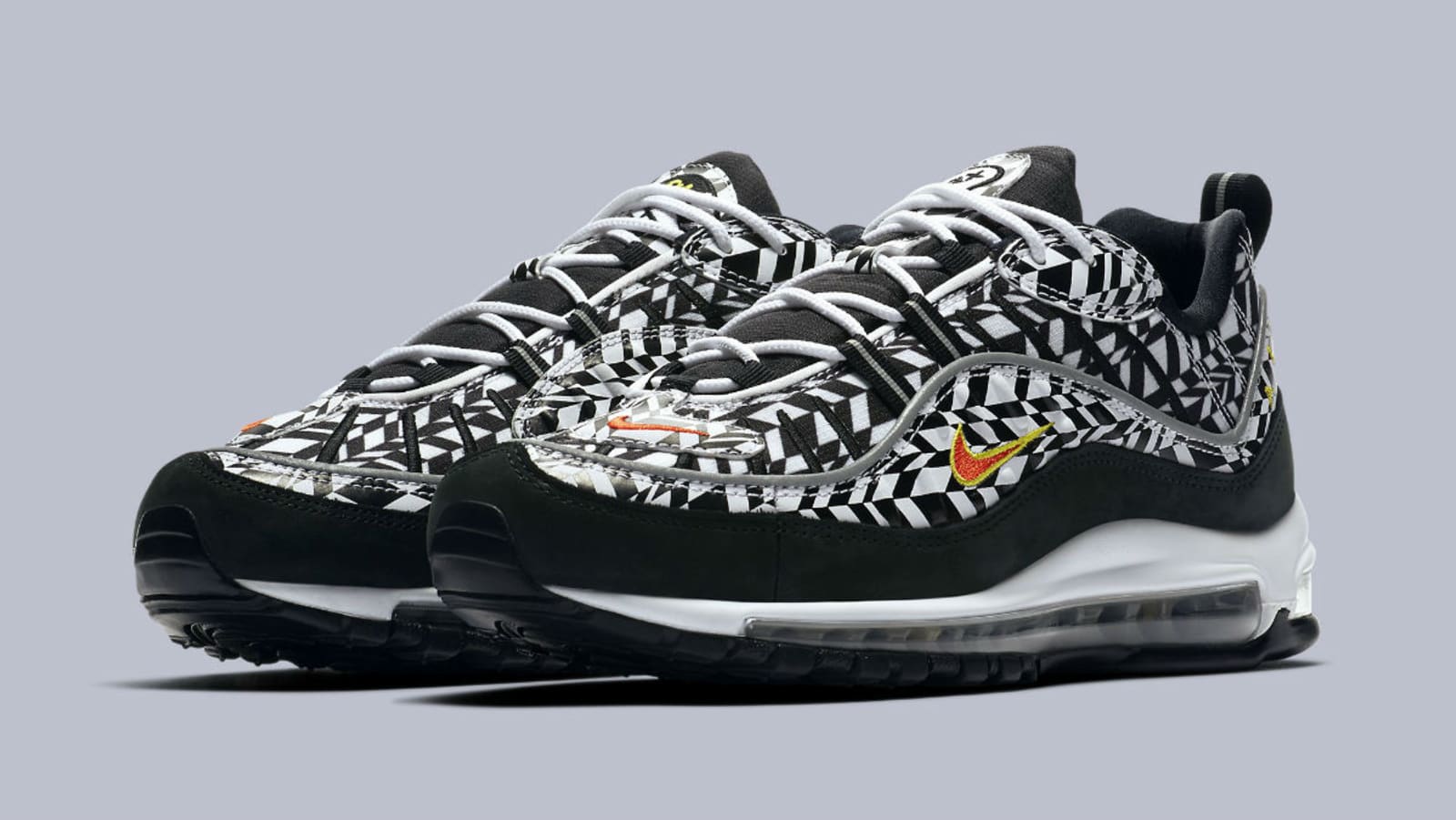 Nike Air Max 98 AOP White Team Orange Black Release Date The Nike Air Max 90 Essential Gets Remixed In “Medium Olive”