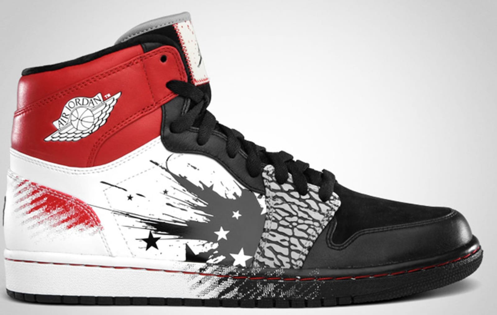 Air Jordan 1 Retro High DW Black Sport Red White