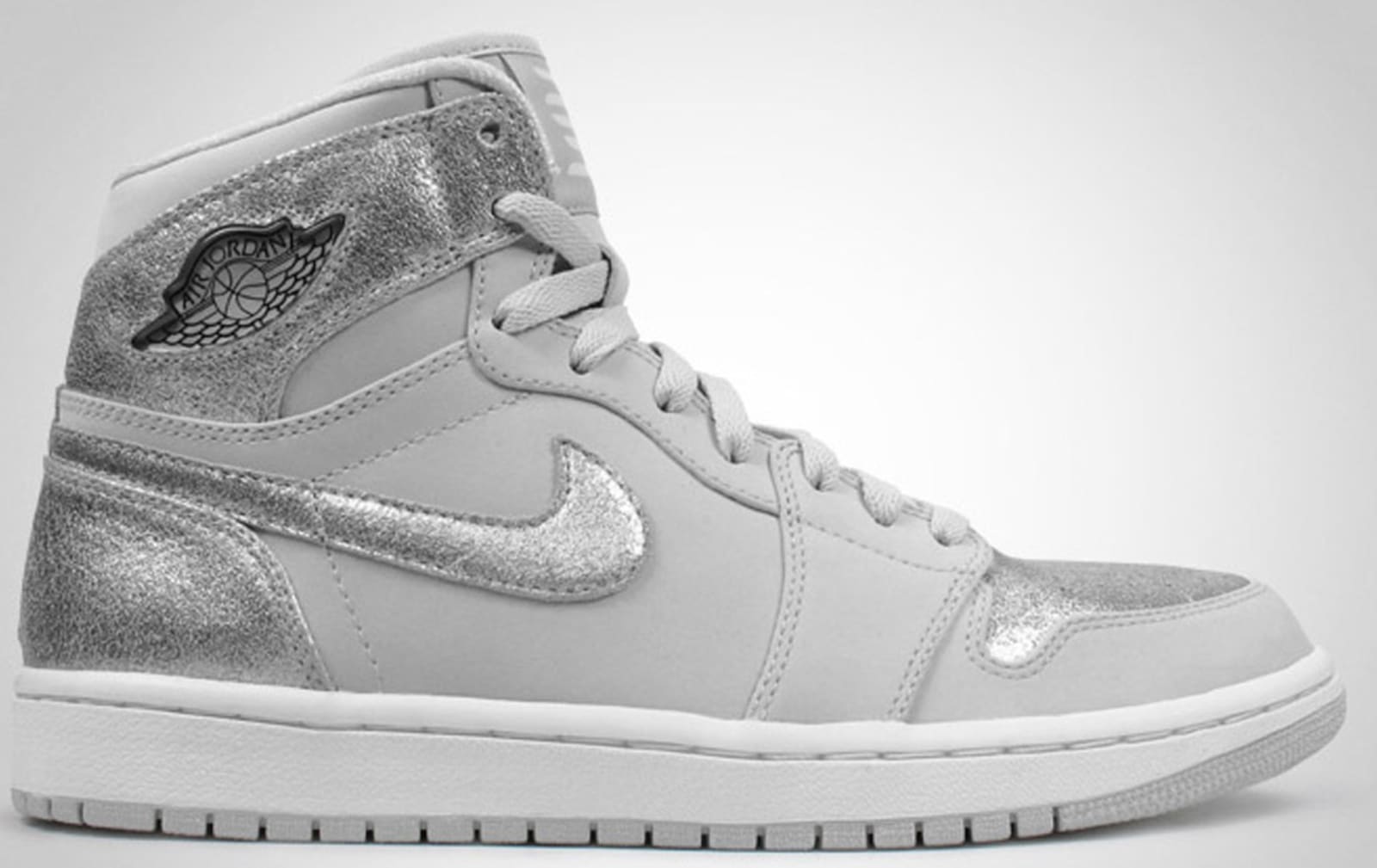 Air Jordan 1 High Retro Neutral Grey Metallic Silver White